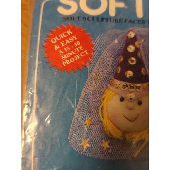 Softies Fairy Princess Kit Soft Sculpture To Decorate #2118 Vintage Arts Crafts - Picture 3 of 6
